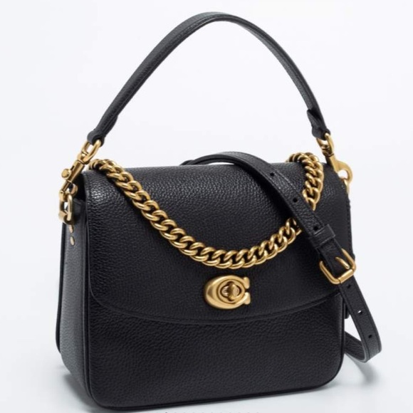 Coach Handbags - Coach Cassie 19 Leather Crossbody Bag, Black NWT GOLD HARDWARE